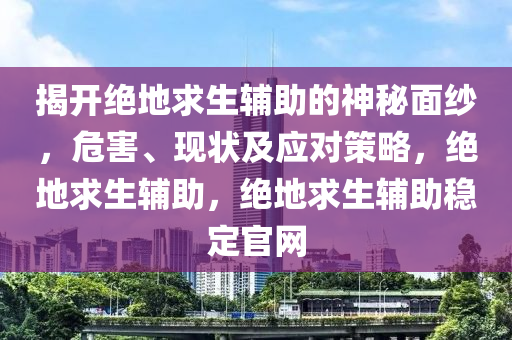 揭开绝地求生辅助的神秘面纱，危害、现状及应对策略，绝地求生辅助，绝地求生辅助稳定官网