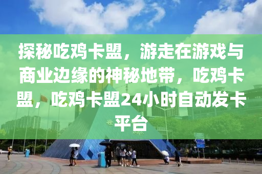 探秘吃鸡卡盟，游走在游戏与商业边缘的神秘地带，吃鸡卡盟，吃鸡卡盟24小时自动发卡平台