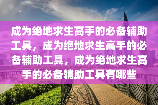 成为绝地求生高手的必备辅助工具，成为绝地求生高手的必备辅助工具，成为绝地求生高手的必备辅助工具有哪些