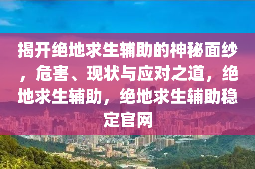 揭开绝地求生辅助的神秘面纱，危害、现状与应对之道，绝地求生辅助，绝地求生辅助稳定官网