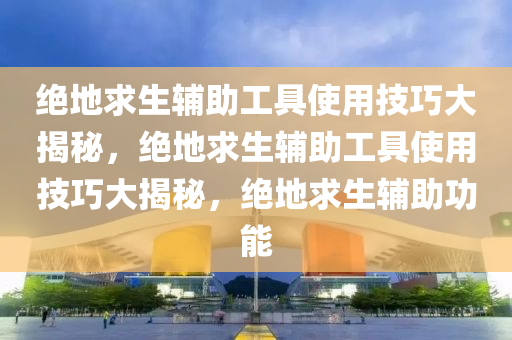 绝地求生辅助工具使用技巧大揭秘，绝地求生辅助工具使用技巧大揭秘，绝地求生辅助功能