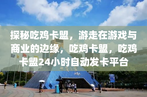 探秘吃鸡卡盟，游走在游戏与商业的边缘，吃鸡卡盟，吃鸡卡盟24小时自动发卡平台