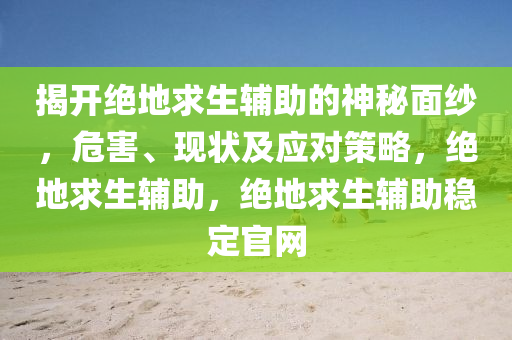 揭开绝地求生辅助的神秘面纱，危害、现状及应对策略，绝地求生辅助，绝地求生辅助稳定官网