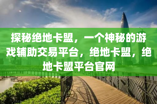 探秘绝地卡盟，一个神秘的游戏辅助交易平台，绝地卡盟，绝地卡盟平台官网