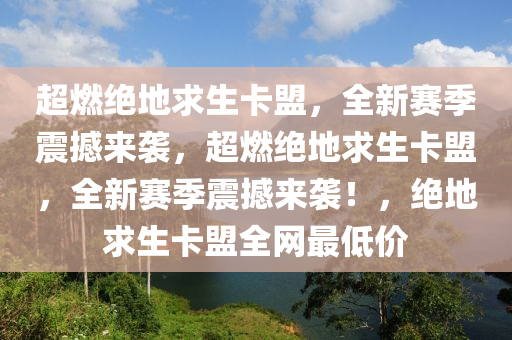 超燃绝地求生卡盟，全新赛季震撼来袭，超燃绝地求生卡盟，全新赛季震撼来袭！，绝地求生卡盟全网最低价