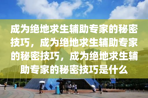 成为绝地求生辅助专家的秘密技巧，成为绝地求生辅助专家的秘密技巧，成为绝地求生辅助专家的秘密技巧是什么