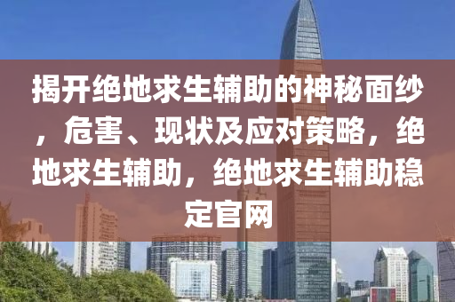 揭开绝地求生辅助的神秘面纱，危害、现状及应对策略，绝地求生辅助，绝地求生辅助稳定官网