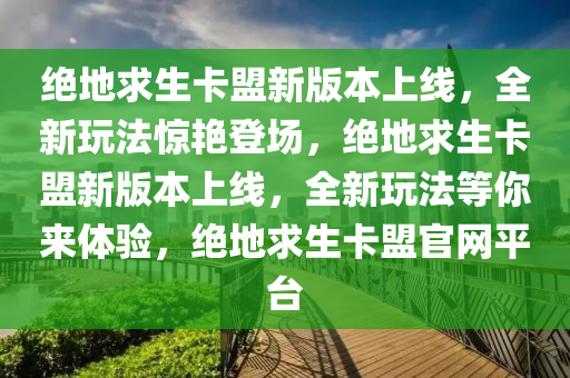绝地求生卡盟新版本上线，全新玩法惊艳登场，绝地求生卡盟新版本上线，全新玩法等你来体验，绝地求生卡盟官网平台