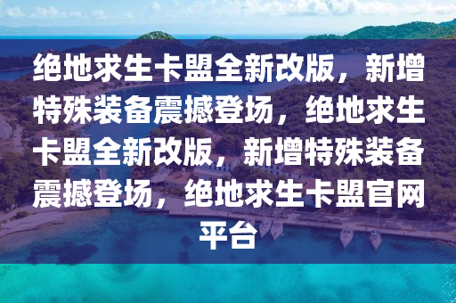 绝地求生卡盟全新改版，新增特殊装备震撼登场，绝地求生卡盟全新改版，新增特殊装备震撼登场，绝地求生卡盟官网平台
