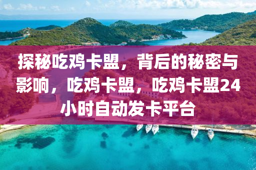 探秘吃鸡卡盟，背后的秘密与影响，吃鸡卡盟，吃鸡卡盟24小时自动发卡平台