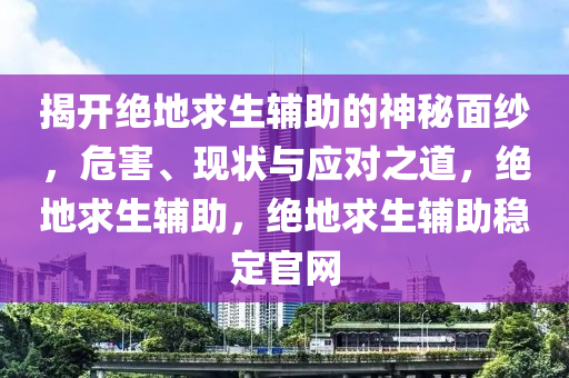 揭开绝地求生辅助的神秘面纱，危害、现状与应对之道，绝地求生辅助，绝地求生辅助稳定官网