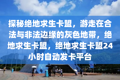 探秘绝地求生卡盟，游走在合法与非法边缘的灰色地带，绝地求生卡盟，绝地求生卡盟24小时自动发卡平台