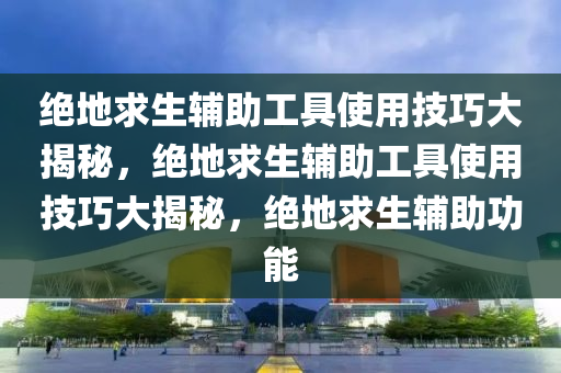 绝地求生辅助工具使用技巧大揭秘，绝地求生辅助工具使用技巧大揭秘，绝地求生辅助功能
