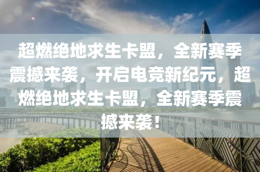 超燃绝地求生卡盟，全新赛季震撼来袭，开启电竞新纪元，超燃绝地求生卡盟，全新赛季震撼来袭！