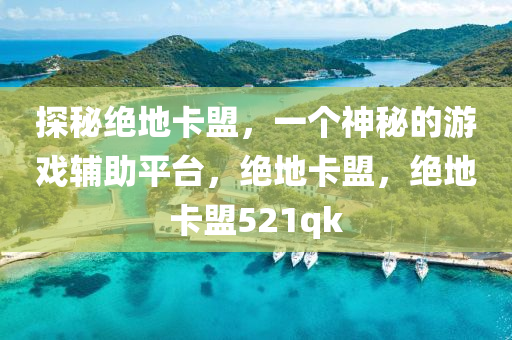 探秘绝地卡盟，一个神秘的游戏辅助平台，绝地卡盟，绝地卡盟521qk