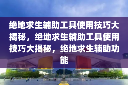 绝地求生辅助工具使用技巧大揭秘，绝地求生辅助工具使用技巧大揭秘，绝地求生辅助功能