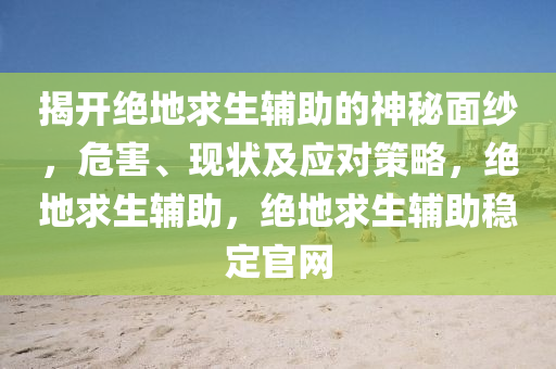 揭开绝地求生辅助的神秘面纱，危害、现状及应对策略，绝地求生辅助，绝地求生辅助稳定官网