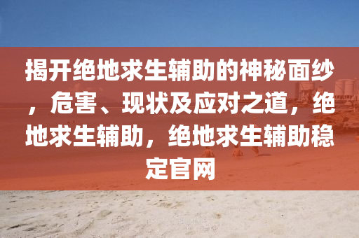 揭开绝地求生辅助的神秘面纱，危害、现状及应对之道，绝地求生辅助，绝地求生辅助稳定官网